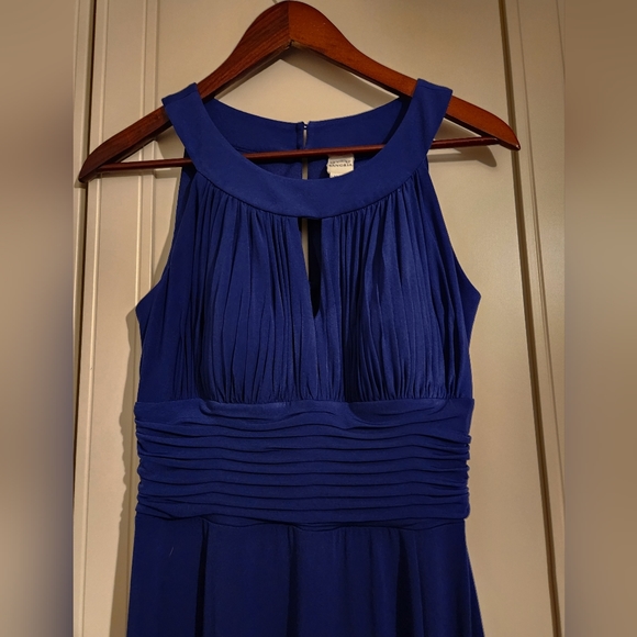COPY - Blue Formal Maxi Halter Top Gown - Picture 5 of 7